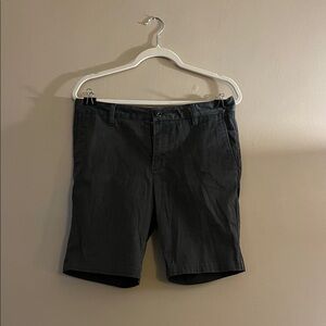 Men's Classic Black Flat Front Shorts